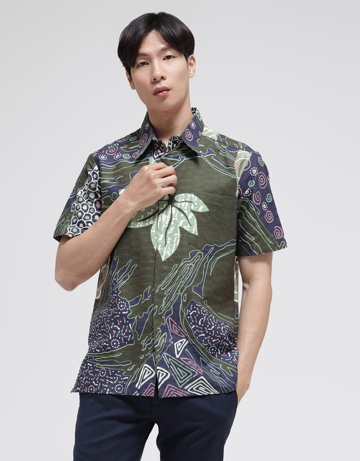Arjuna Weda Modern 9 Hem Batik Pria