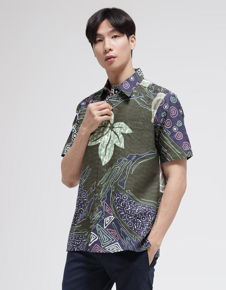 Arjuna Weda Modern 9 Hem Batik Pria