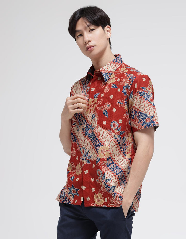 Arjuna Weda Hem Batik Parang Kembang