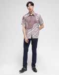 Arjuna Weda Kawung Prang 2 Hem Batik Pria