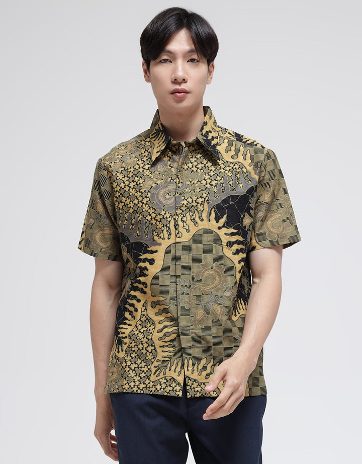 Adikusuma Elephant Uling Batik Shirt 2