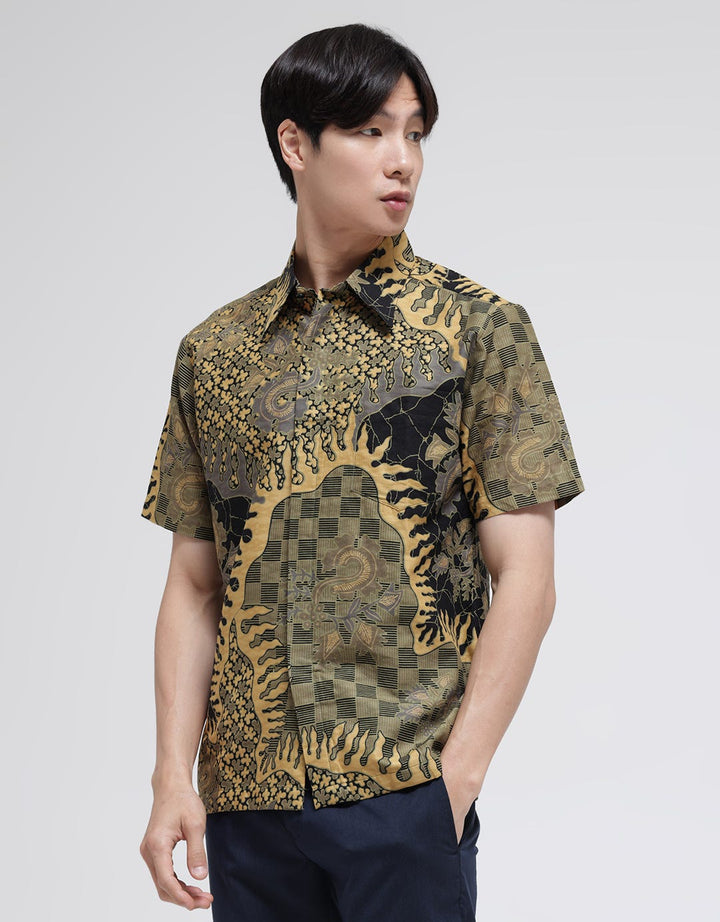 Adikusuma Elephant Uling Batik Shirt 2