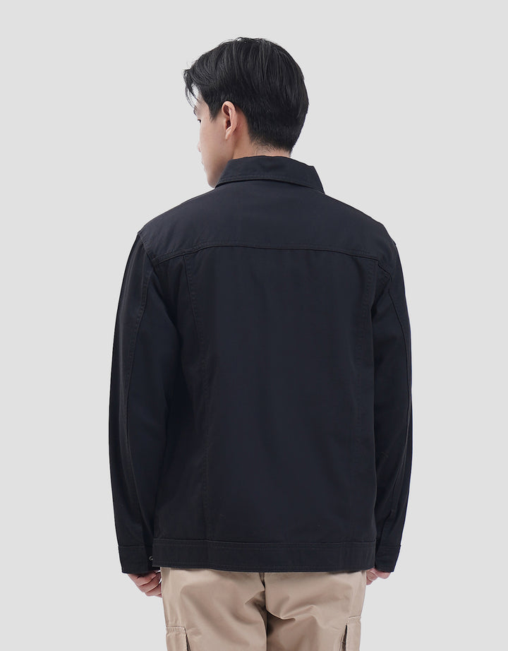 Suko Katun Twill Outerwear Workwear Lengan Panjang Jaket Pria