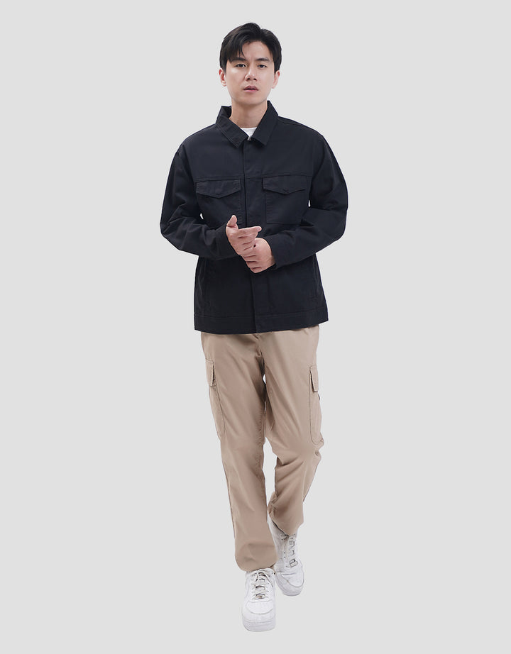 SUKO KATUN TWILL OUTERWEAR WORKWEAR LENGAN PANJANG JAKET PRIA