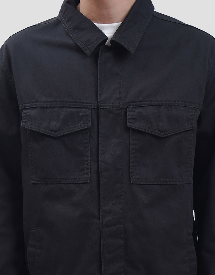 SUKO KATUN TWILL OUTERWEAR WORKWEAR LENGAN PANJANG JAKET PRIA