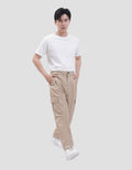 Suko Relax Semi Cargo Fit Woven Bottom Pocket  Celana Panjang Pria