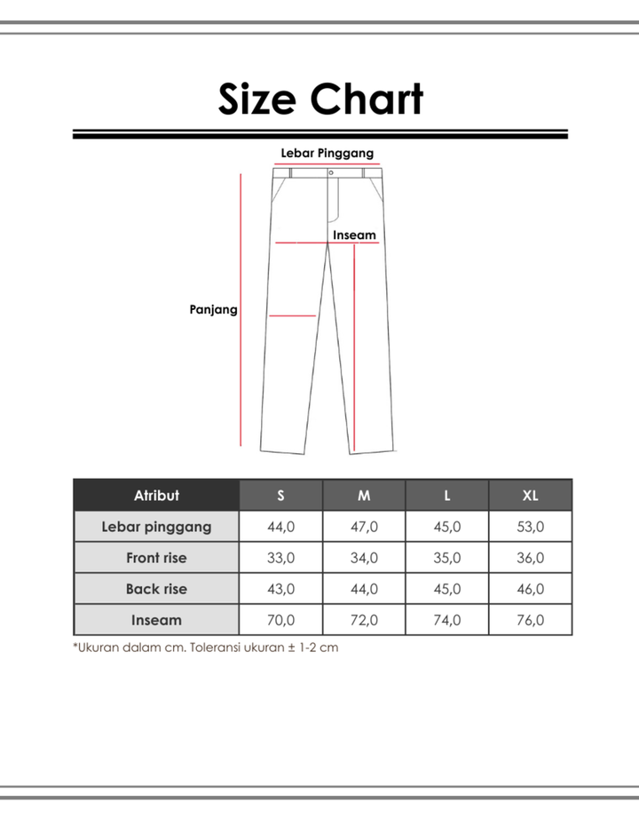 Suko Relax Semi Cargo Fit Woven Bottom Pocket  Celana Panjang Pria