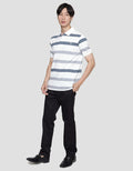 Walrus Kaos Polo Garis Dua Warna
