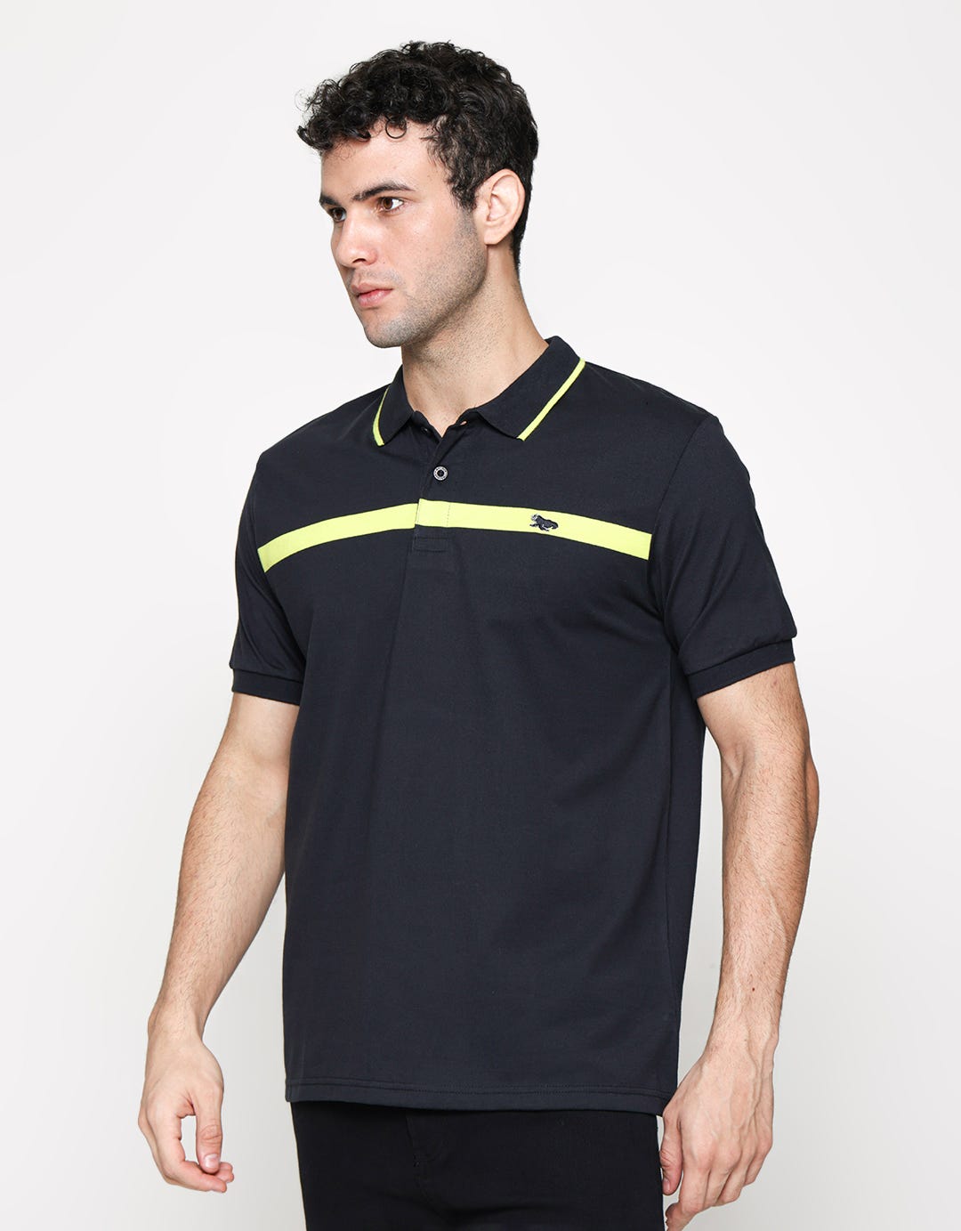 Walrus One Stripe Logo Men's Polo Shirt