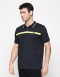 Walrus One Stripe Logo Polo Shirt Pria