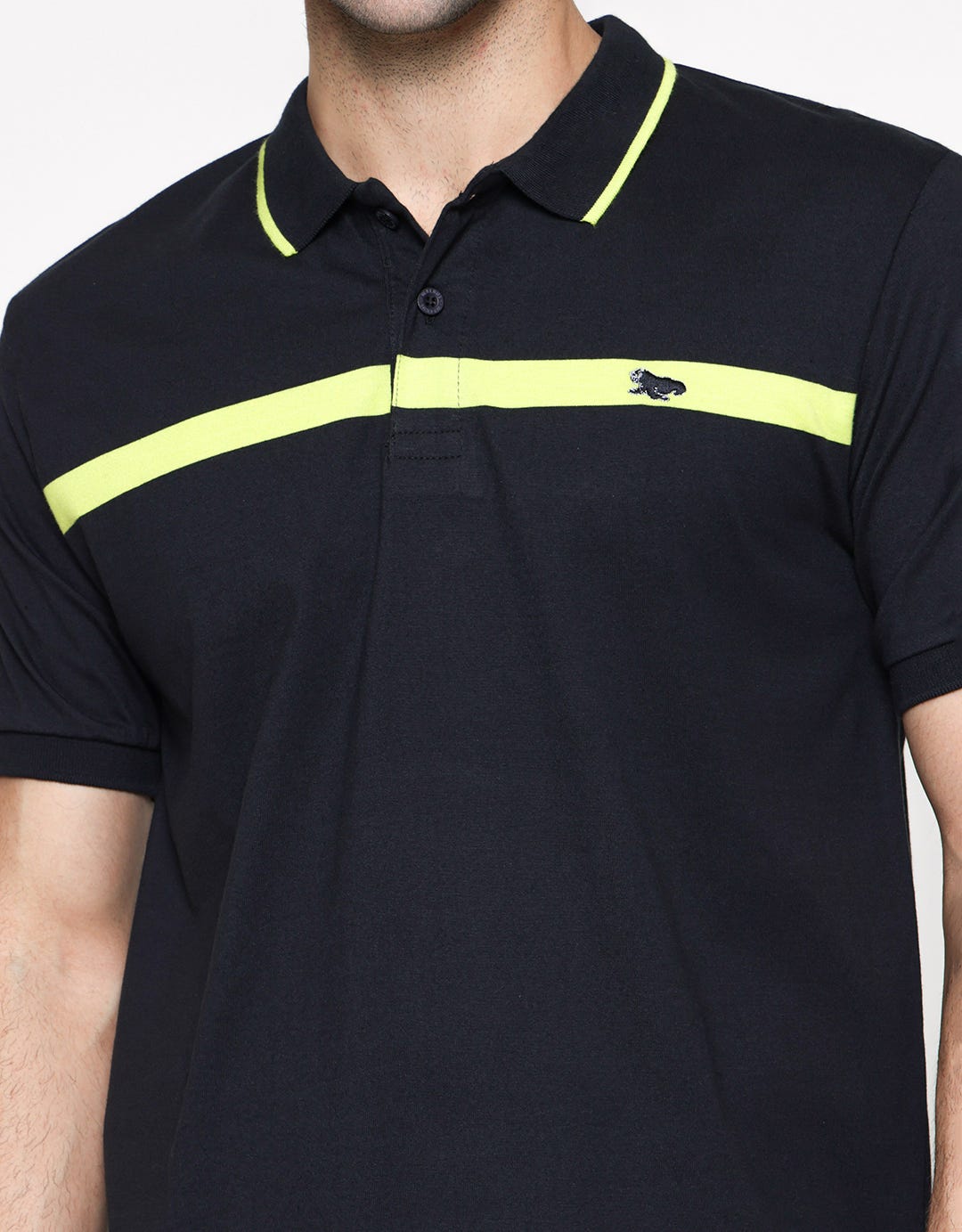 Walrus One Stripe Logo Men's Polo Shirt