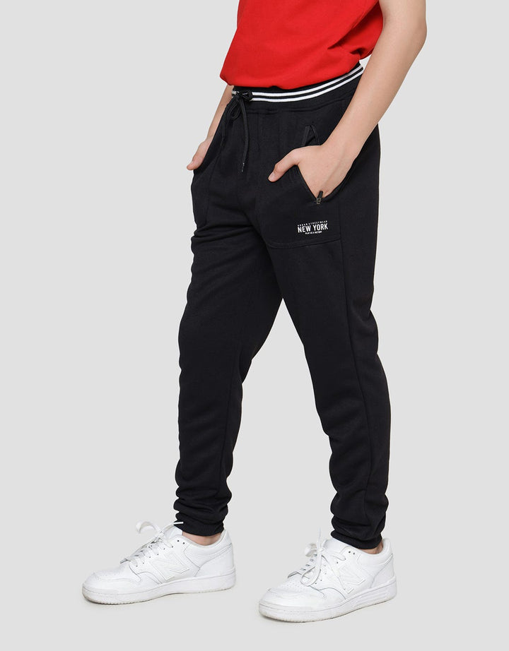 Nevada Double Knit Wording Jogger Anak Laki-Laki