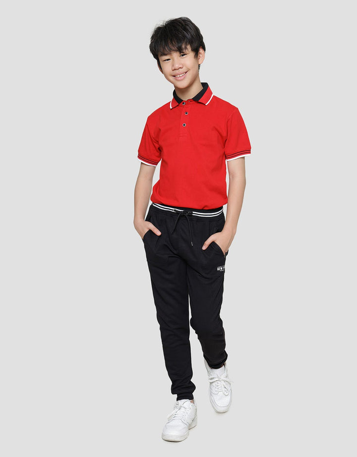 Nevada Double Knit Wording Jogger Anak Laki-Laki