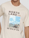 Nevada North Land Kaos Casual Pria