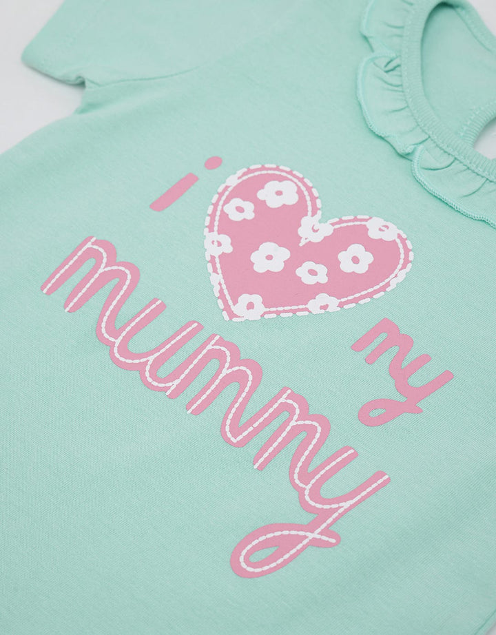 Pipiniko I Love Mommy Kaos Anak Perempuan