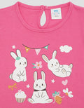 Pipiniko 3 Rabbit Print Kaos Anak Perempuan