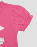 Pipiniko 3 Rabbit Print Kaos Anak Perempuan