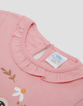 Pipiniko Bear Ruffle Kaos Anak Perempuan