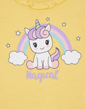 Pipiniko Unicorn Print Kaos Anak Perempuan