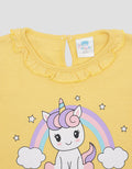 Pipiniko Unicorn Print Kaos Anak Perempuan