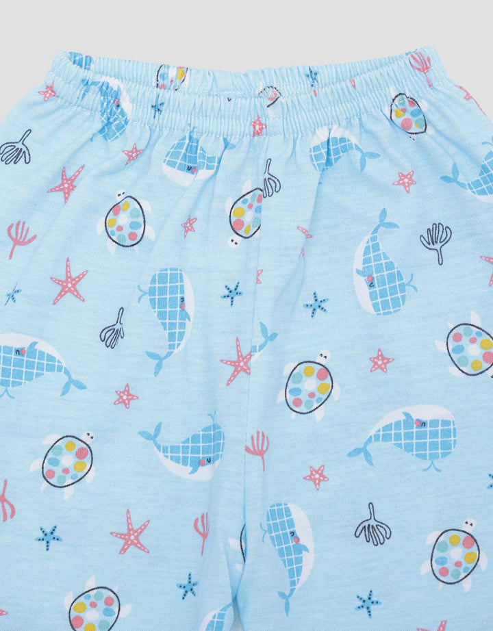 Pipiniko Baby Long Pants Full Print Seaworld