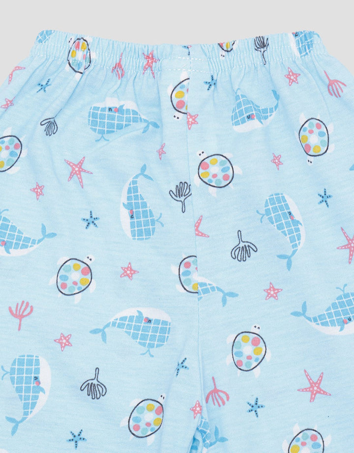 Pipiniko Baby Long Pants Full Print Seaworld