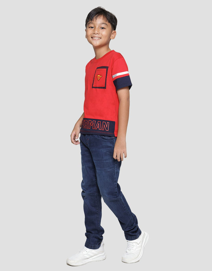 Character Superman Pocket T-shirt for Boys