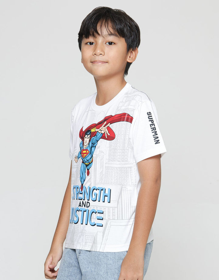 Character Superman Fly City Boys T-shirt