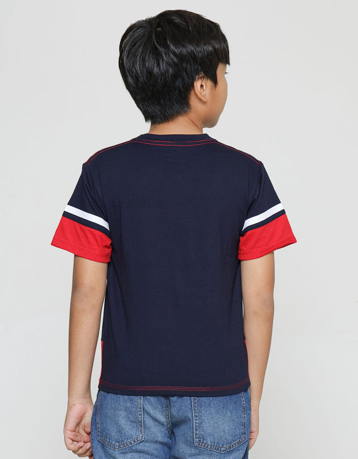 Character Kaos Anak Laki-laki Print Superman Cut Sewn