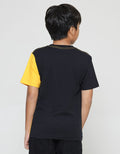 Character Kaos Anak Laki-laki Print Batman Jump Cut Sewn