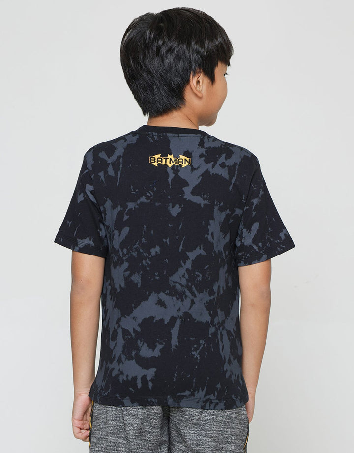 Character Batman Td Logo Tengah Kaos Anak Laki-Laki