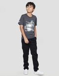 Character Kaos Anak Laki-laki Print Batman Mobile Logo