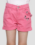 Cardinal Kids Girl Button Celana Pendek Anak Perempuan