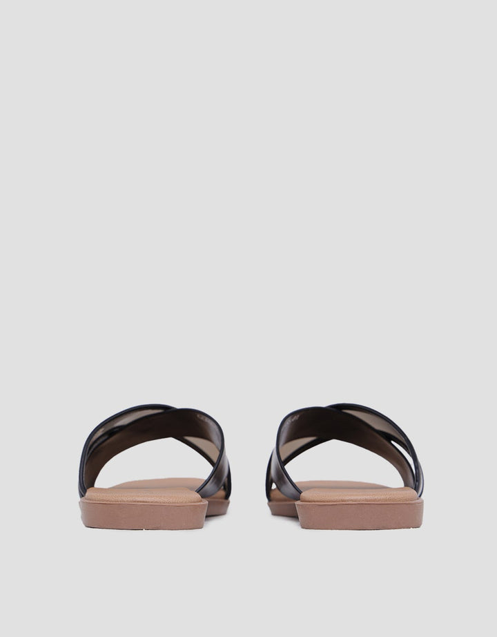 Nevada Glass Cross Ban Slipper Women Sandals