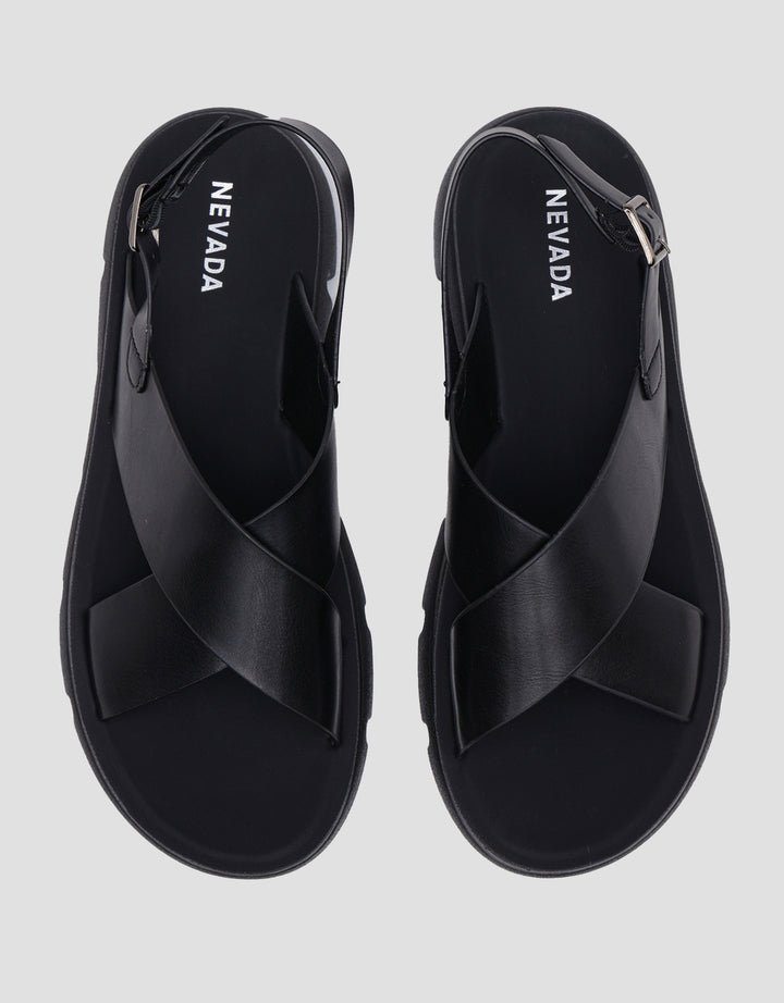 NEVADA CROSS STRAP SANDAL SLINGBACK WANITA