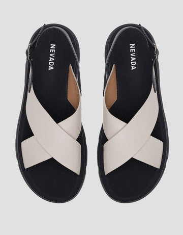 NEVADA CROSS STRAP SANDAL SLINGBACK WANITA