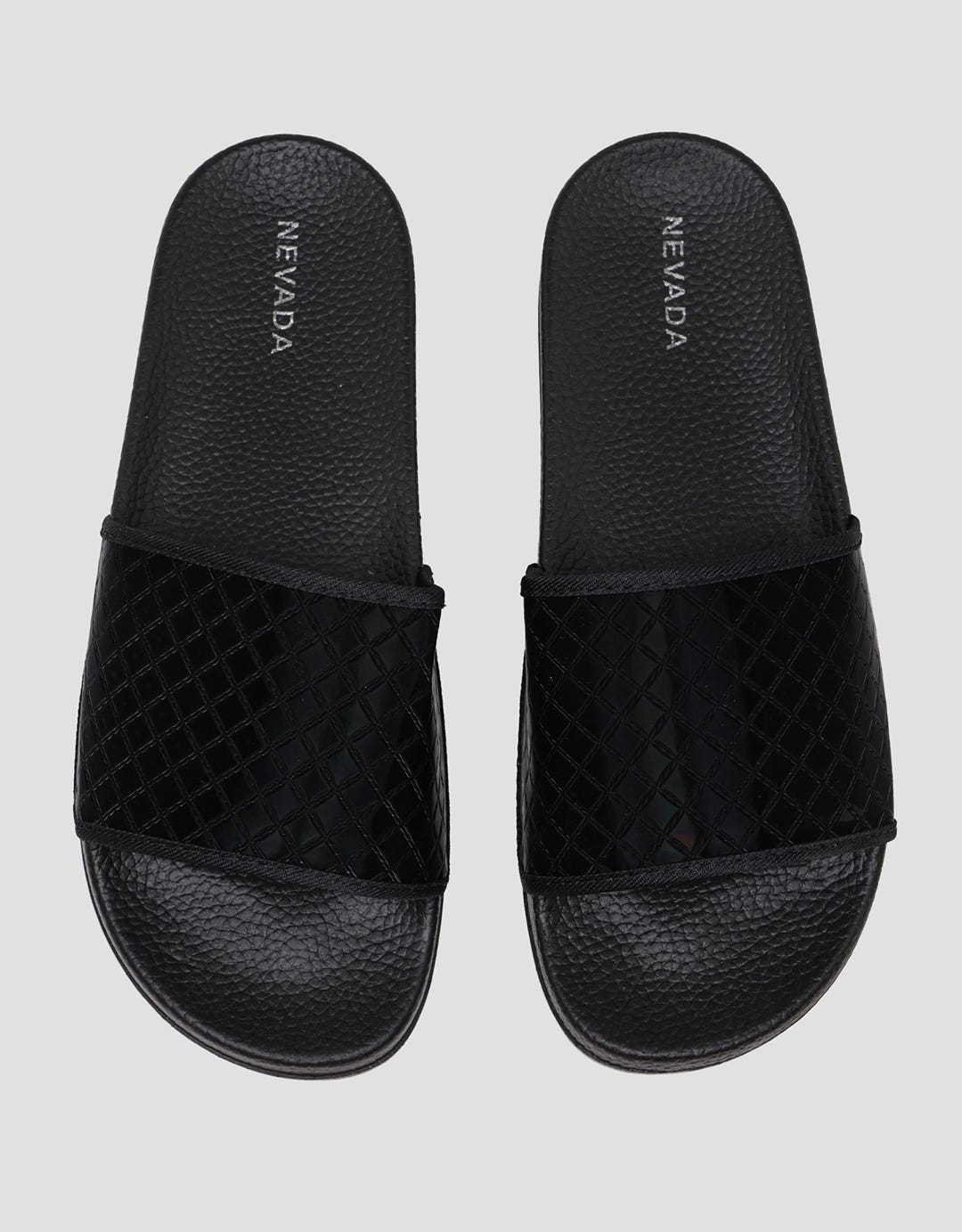 Nevada Textured Ban Sandal Slipper Wanita