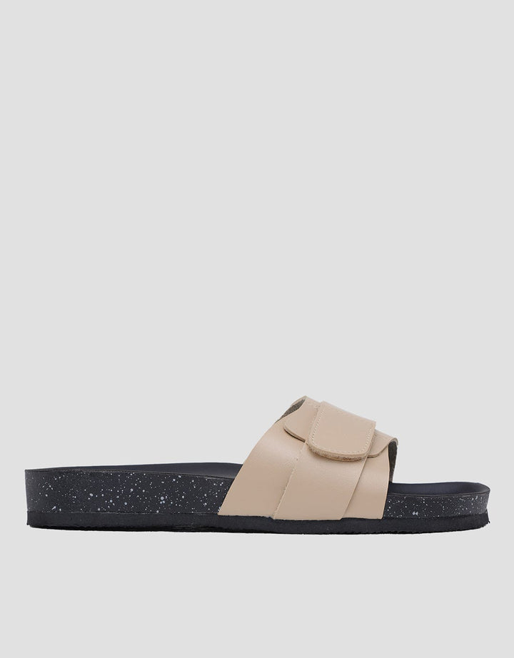 Nevada Stitchy Slipper Wedges Wanita