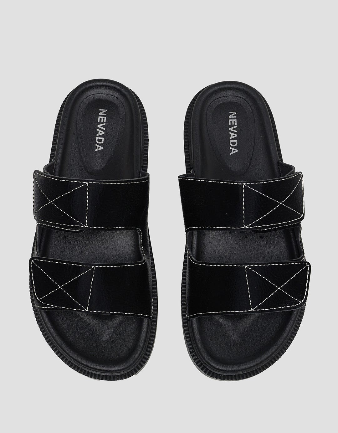 Nevada Double Strap Velcro Sandal Wanita