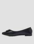 Yongki Komaladi Square Ribbon Sepatu Balerina Wanita