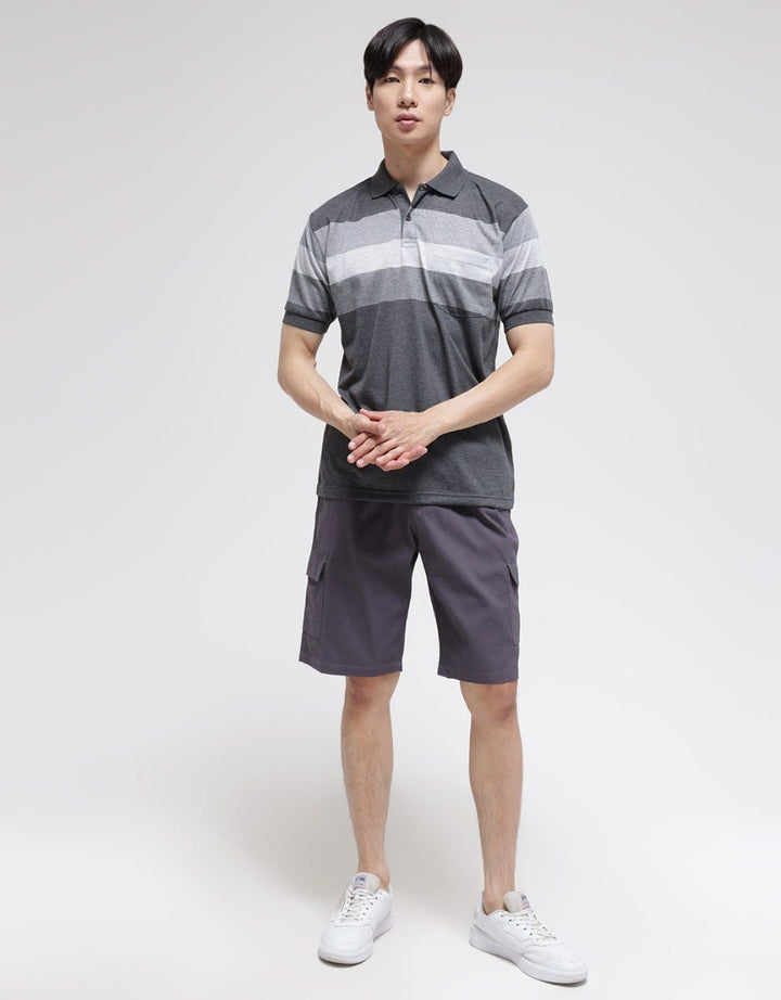 Anyday Sleeve Stripe Polo Shirt Men