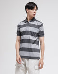 Anyday Stripe Sleeve Polo Shirt Pria