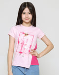 Barbie Short Sleeve T-Shirt for Girls Print Barbie Party