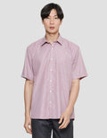 Stanley Adams Kemeja Pria Regular Texture Dobby