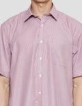Stanley Adams Kemeja Pria Regular Texture Dobby