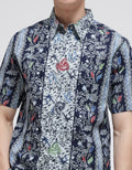 Adikusuma Hem Tumpal Hati Kemeja Batik Pria