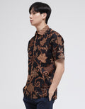 Adikusuma Hem Daun Isi Kemeja Batik Pria