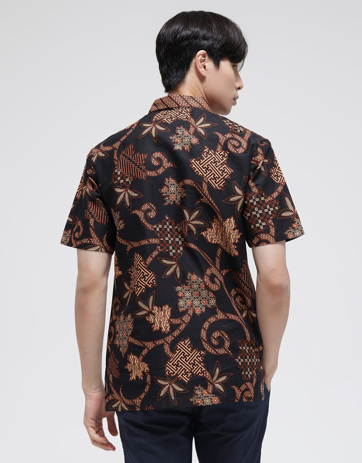 Adikusuma Hem Daun Isi Kemeja Batik Pria