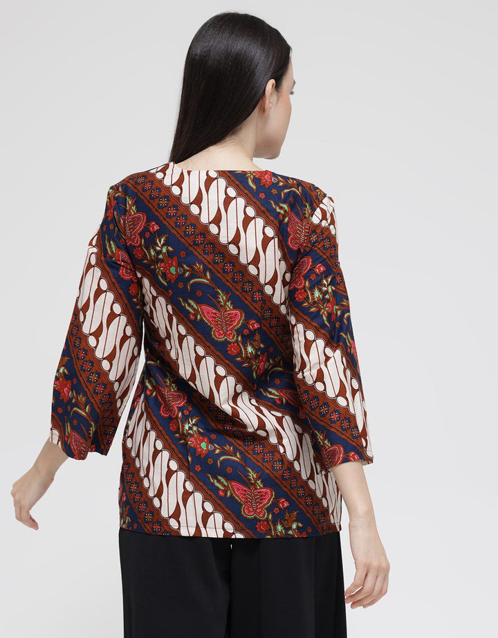 Adikusuma Blouse Batik Parang Seling Butterfly