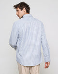 Cole Regular Checks Small Twill Kemeja Lengan Panjang Pria